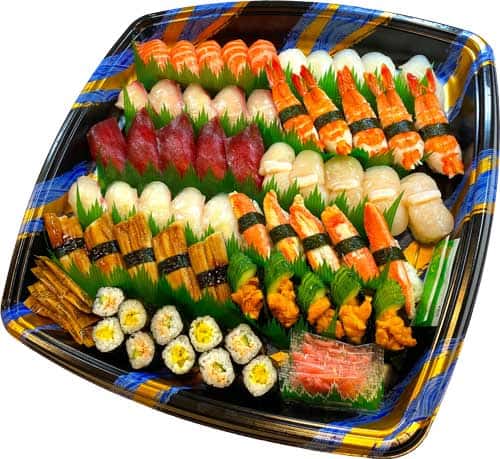 移動葬儀車といえば笠岡の葬儀場　吉相グループの株式会社絆のにぎり盛り合わせ(5人前)