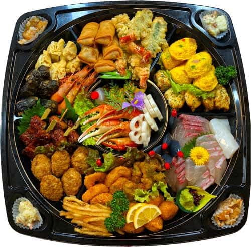 移動葬儀車といえば笠岡の葬儀場　吉相グループの株式会社絆のオードブル(5人前)